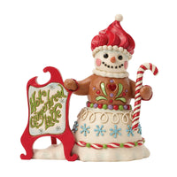 Gingerbread Snowman Sign- Jim Shore