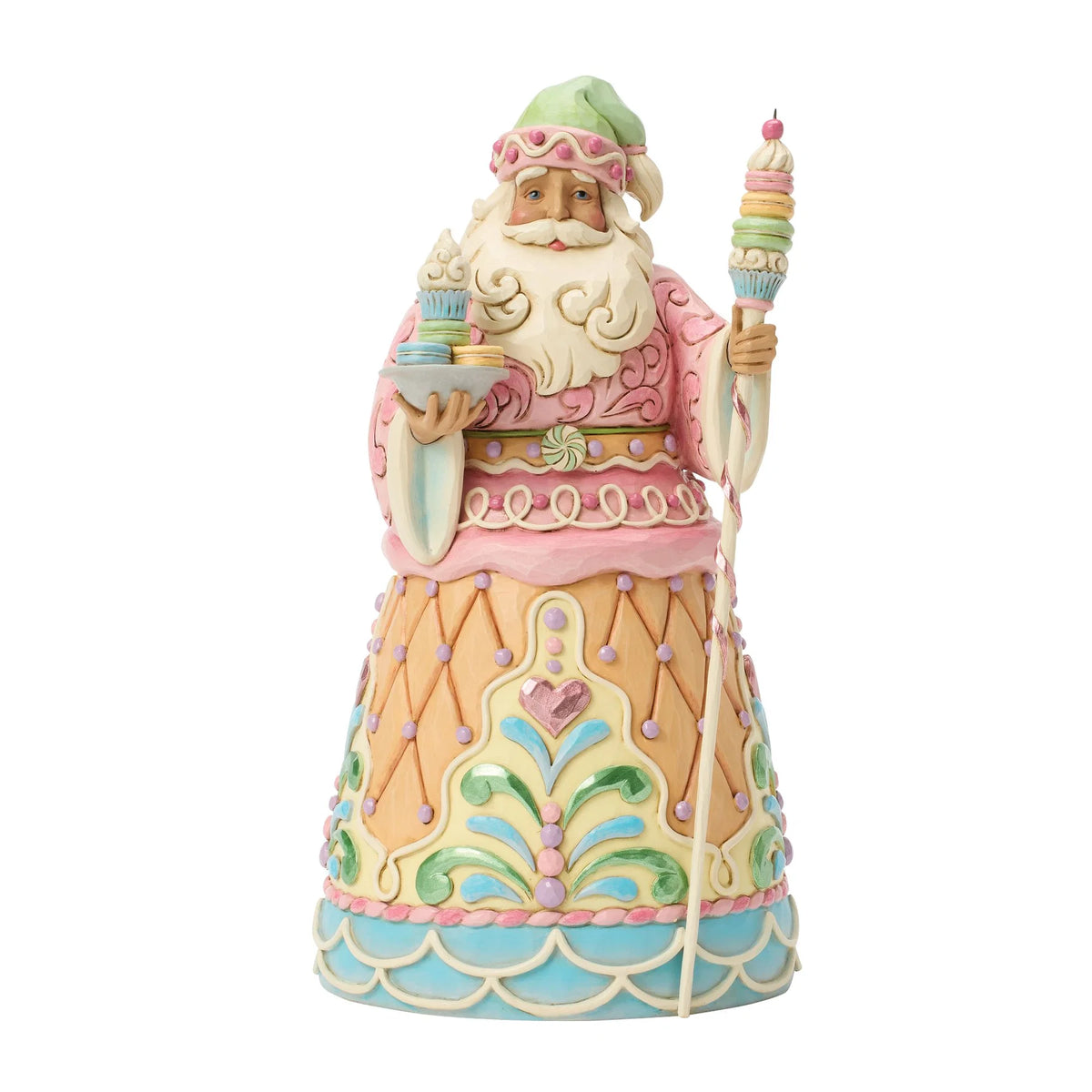 Sweets Santa Macaron Staff- Jim Shore