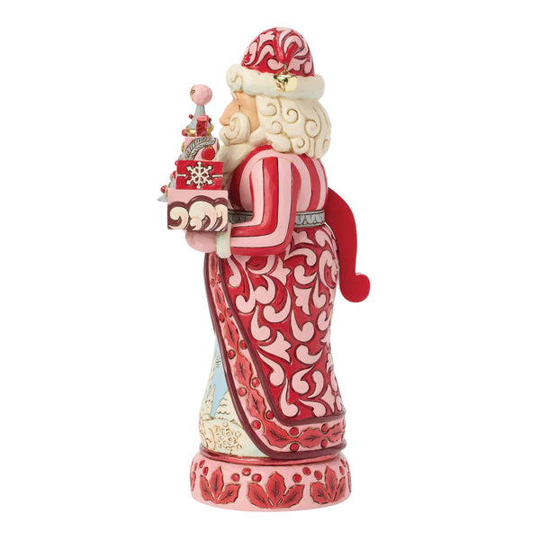 Red & Pink Santa Tree Nutcracker, Jim Shore