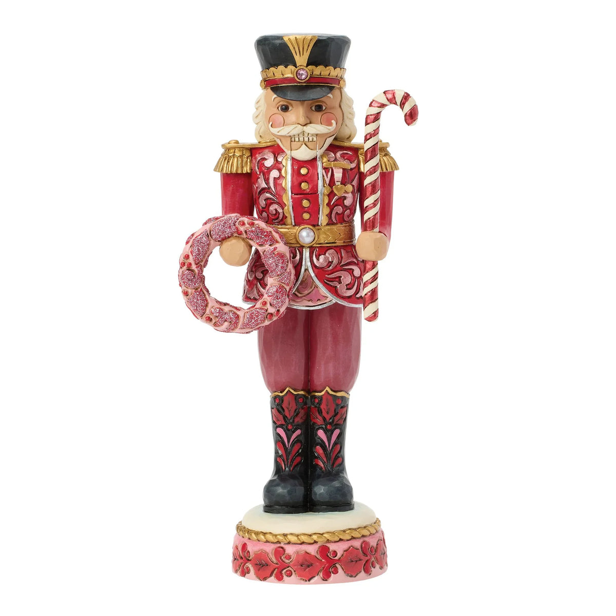 Red/Pink Soldier Nutcracker, Jim Shore