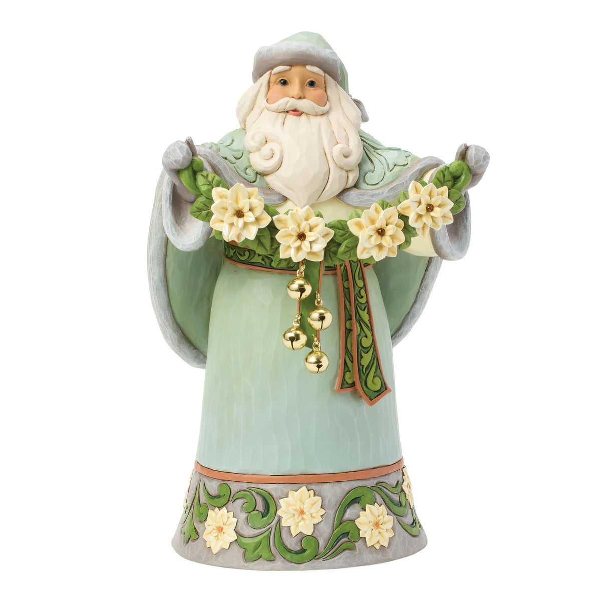 White Opal & Moss Santa, Jim Shore