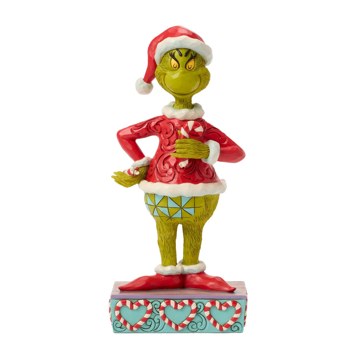 Grinch with Broken Candy Cane- Jim Shore