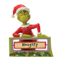 Grinch with Rotating Messages- Jim Shore