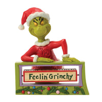 Grinch with Rotating Messages- Jim Shore