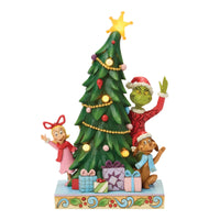 Grinch, Cindy, Max Peeking- Jim Shore