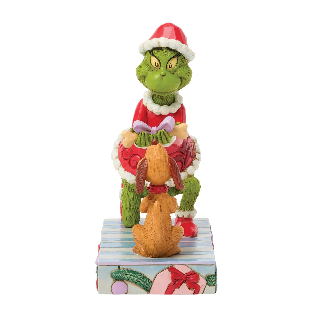 Grinch Giving Max a Bone- Jim Shore