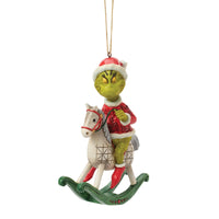Grinch on Rocking Horse Ornament- Jim Shore