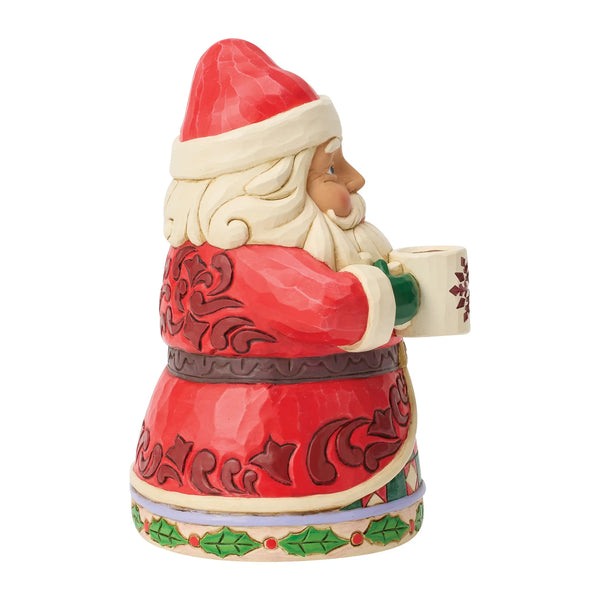 Santa Drinking Hot Cocoa- Jim Shore