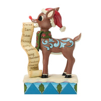 Rudolph with List in Mouth- Jim Shore
