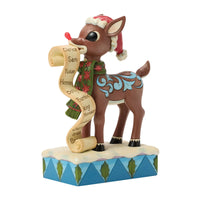 Rudolph with List in Mouth- Jim Shore