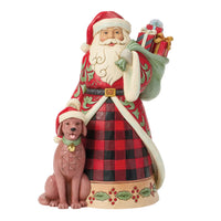 Highland Glen Santa Pet Dog- Jim Shore