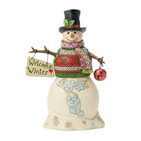 Snowman and Hanging Sign- Jim Shore
