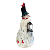 Snowman LED Candle Statue, Jim Shore