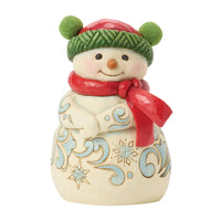 Snowman Pom Pom Hat- Jim Shore