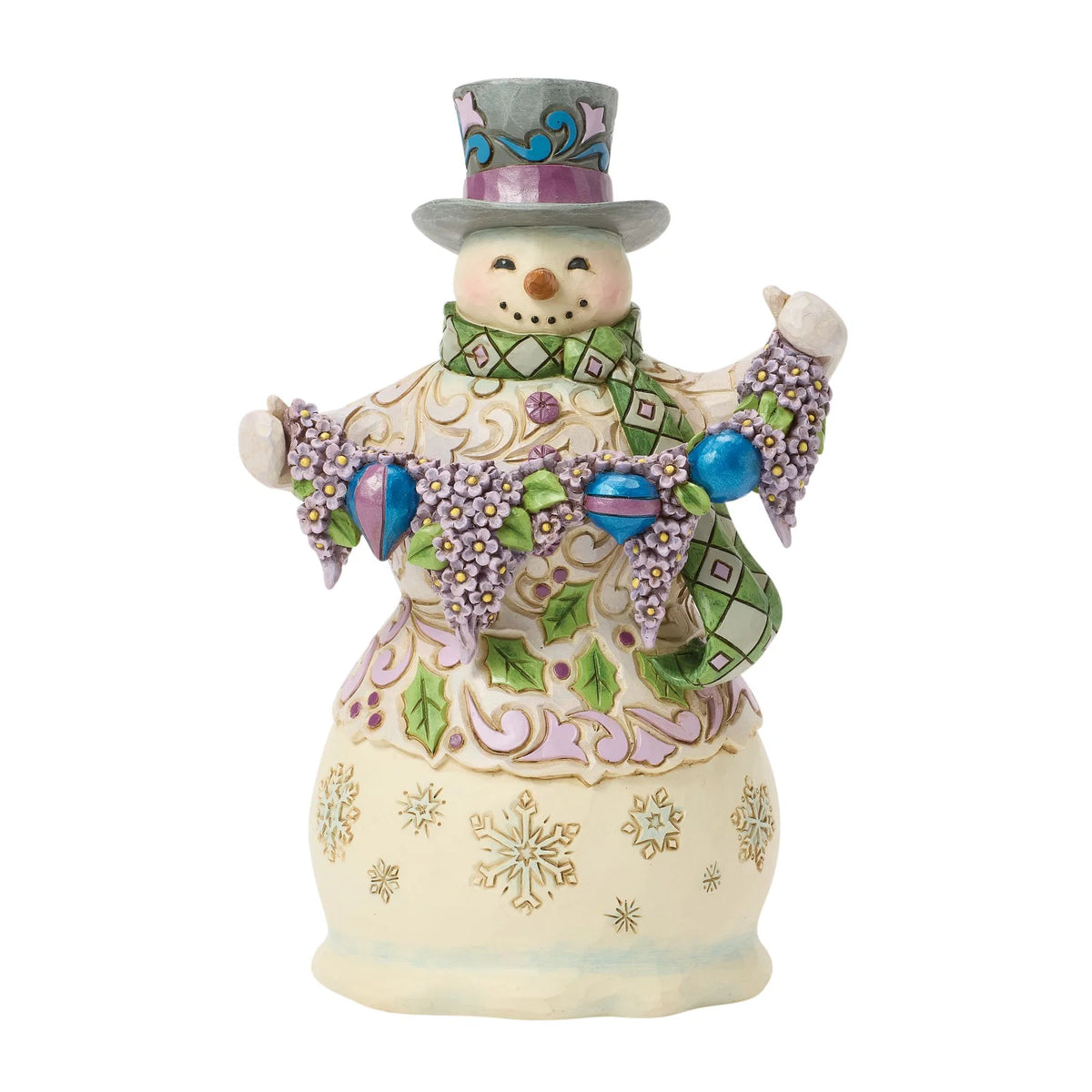 Purple Snowman- Jim Shore