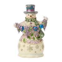 Purple Snowman- Jim Shore
