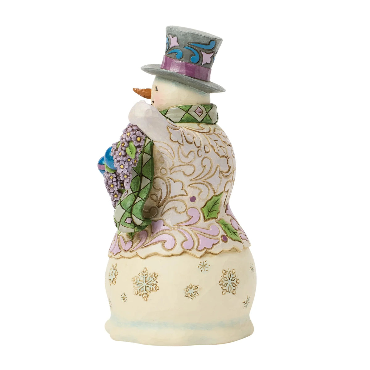 Purple Snowman- Jim Shore
