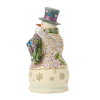 Purple Snowman- Jim Shore