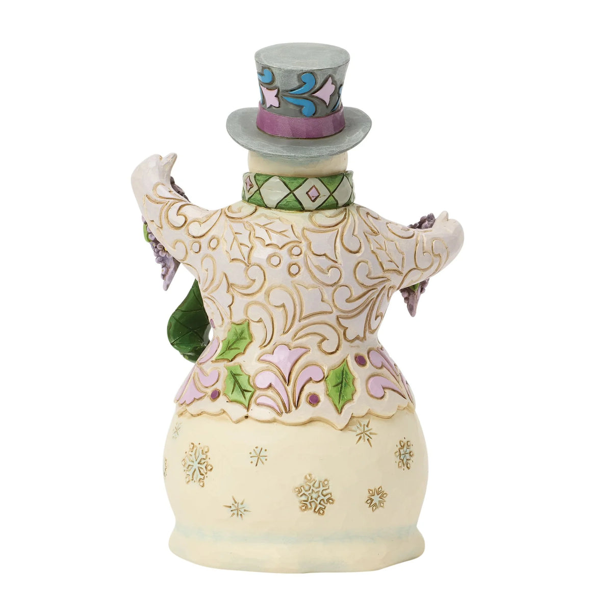 Purple Snowman- Jim Shore