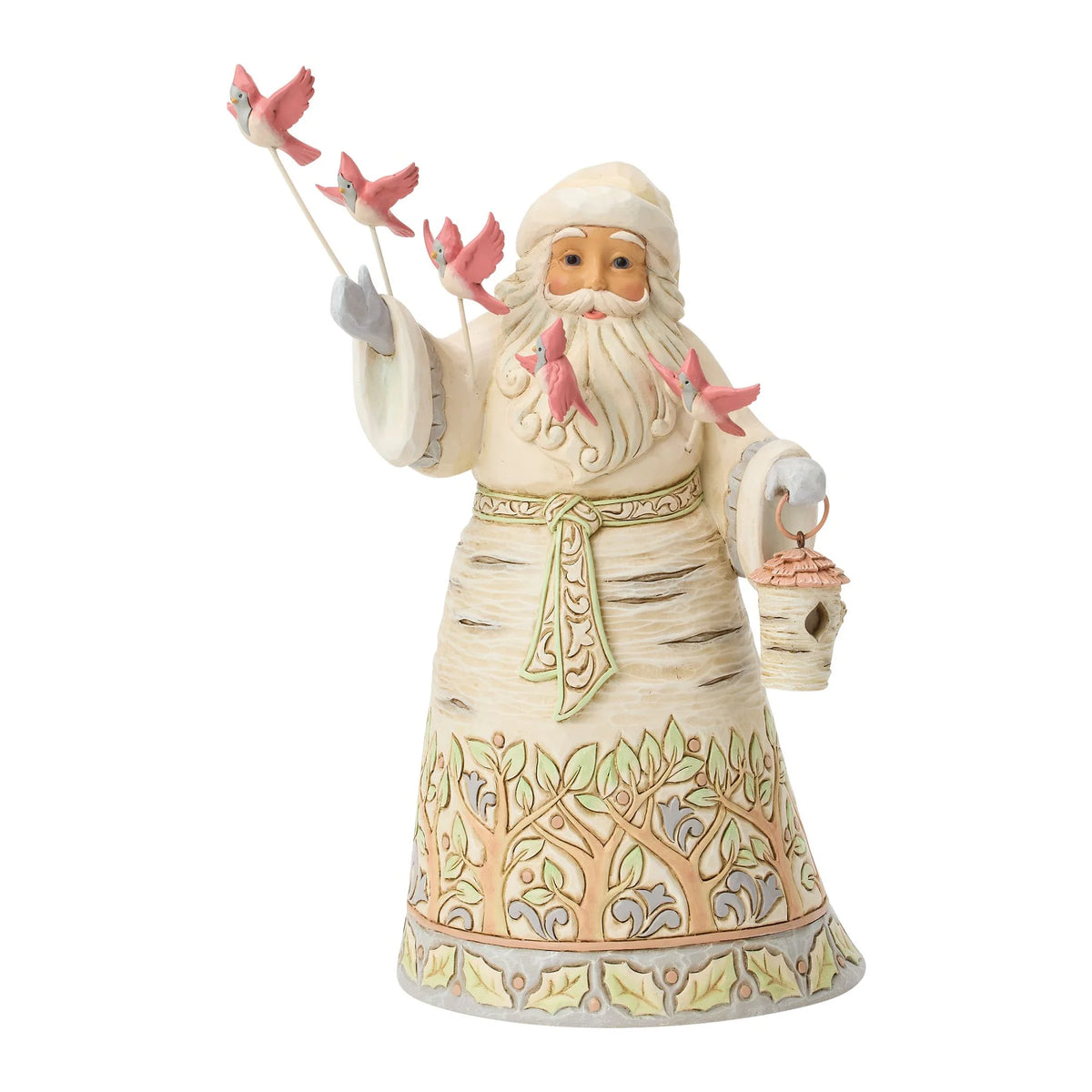 Woodland Santa Flying Cardinal - Jim Shore
