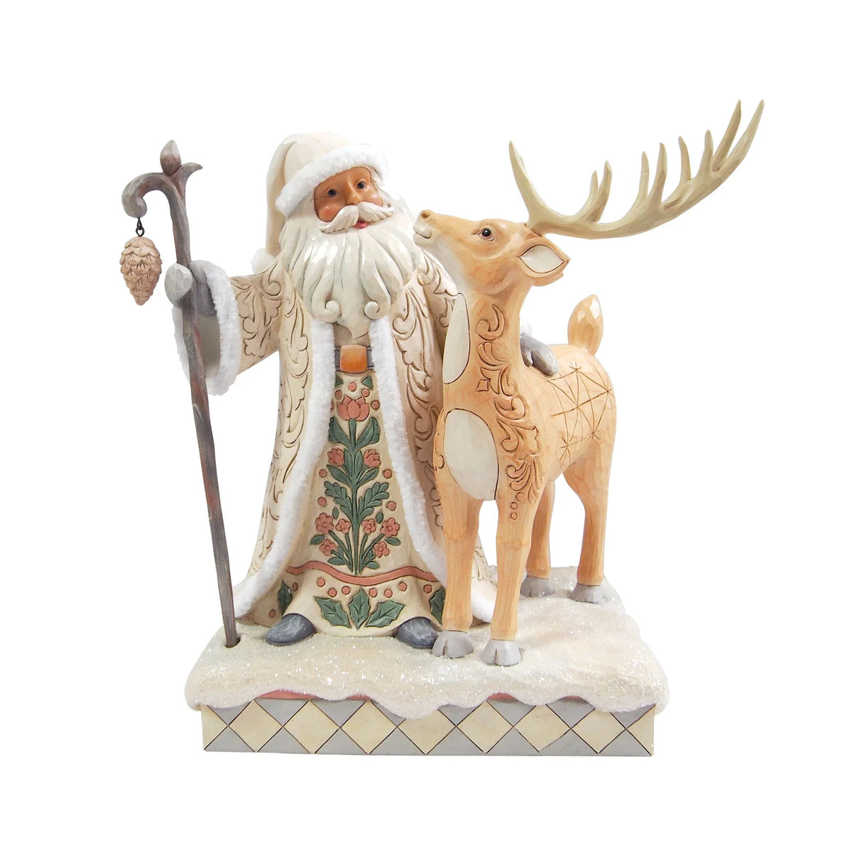 Woodland Santa With Buck- Jim Shore