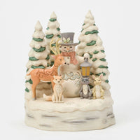 Woodland Snowman With Forest- Jim Shore