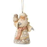 Woodland Date 2026 Santa Ornament- Jim Shore