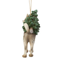 Woodland Husky with Tree Ornament- Jim Shore