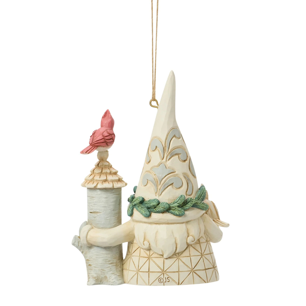 Woodland Gnome with Birdhouse Ornament- Jim Shore