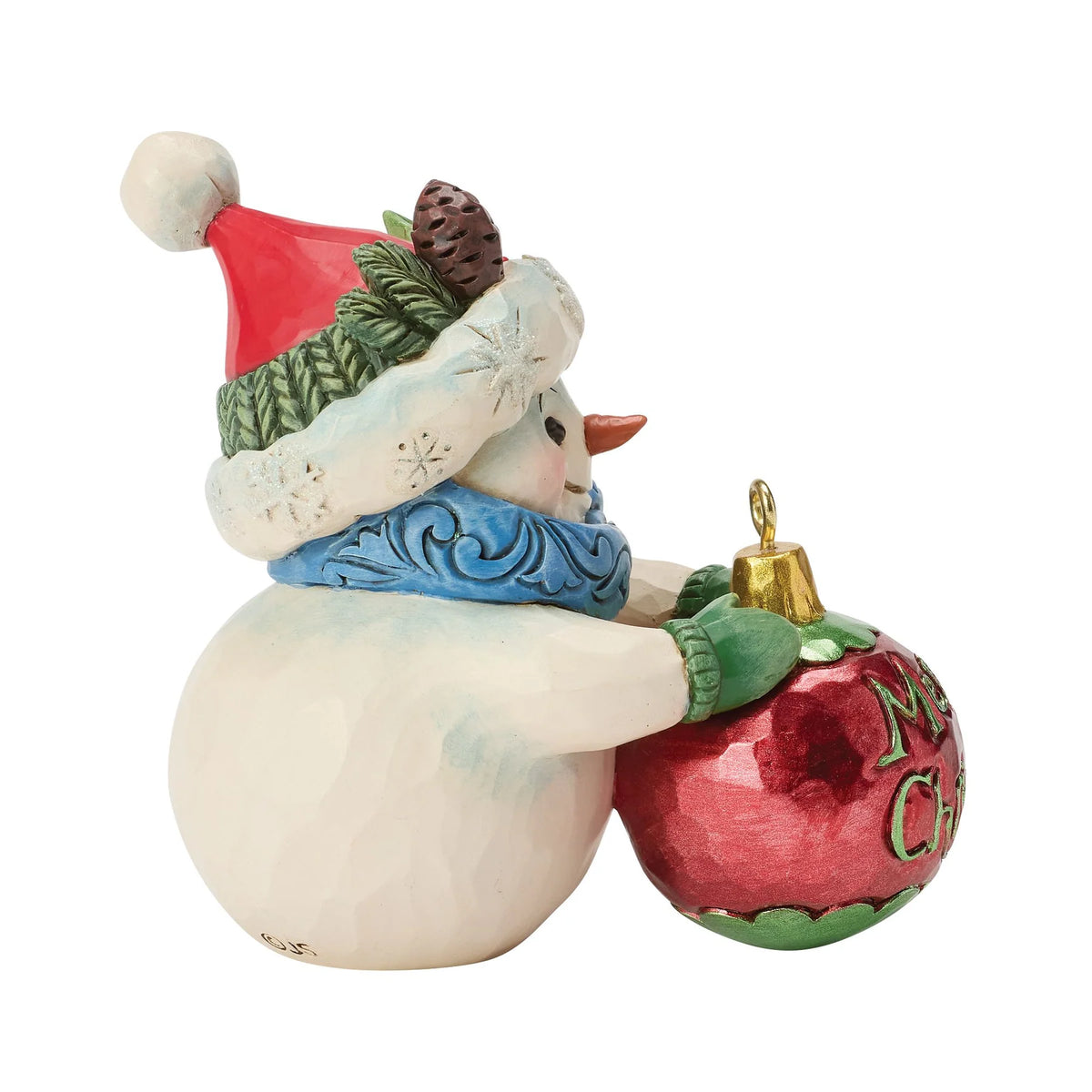 Snowman Ball Ornament Mini, Jim Shore
