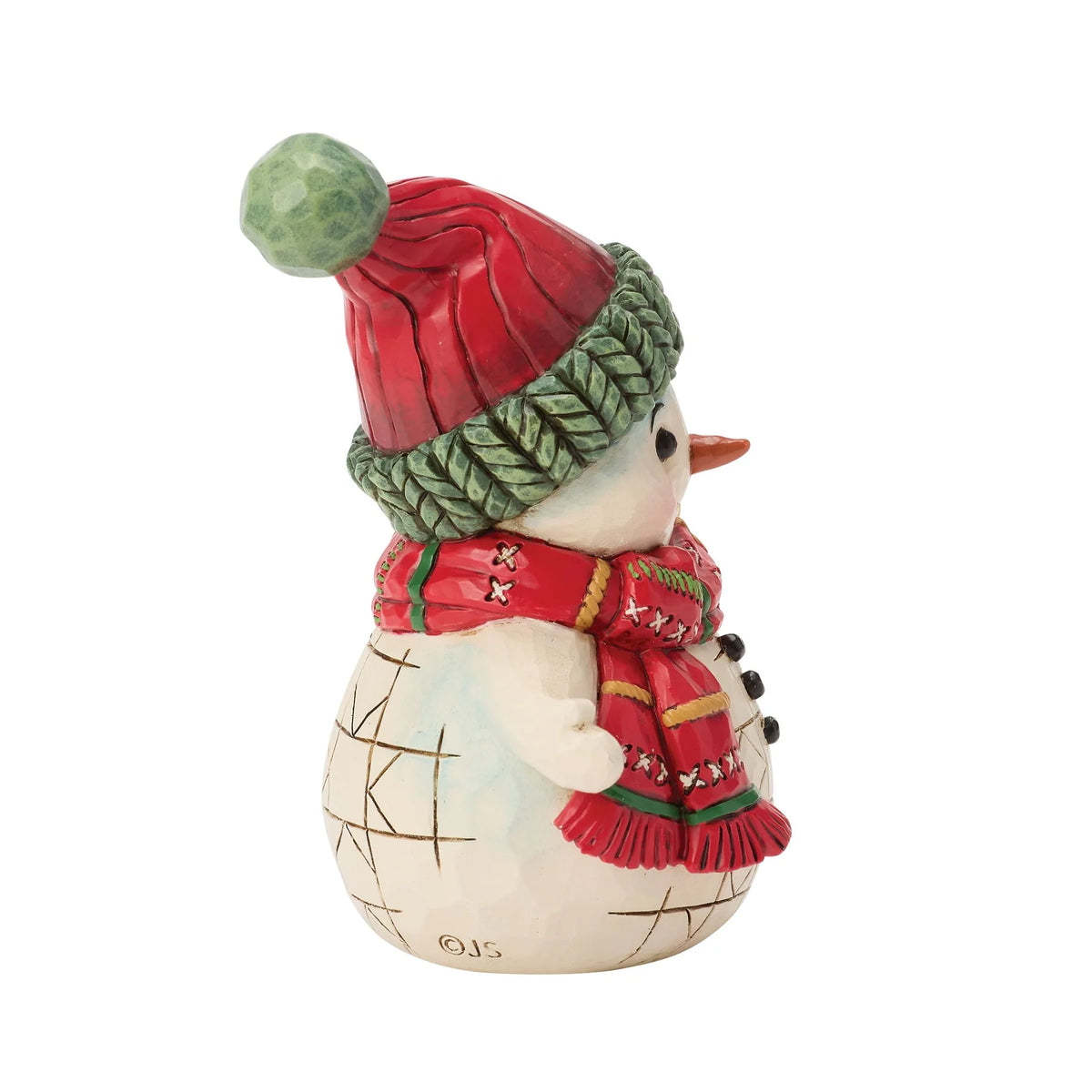 Snowman Holding Mini Bell, Jim Shore