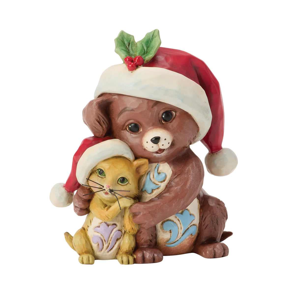 Hugging Dog and Cat Mini, Jim Shore