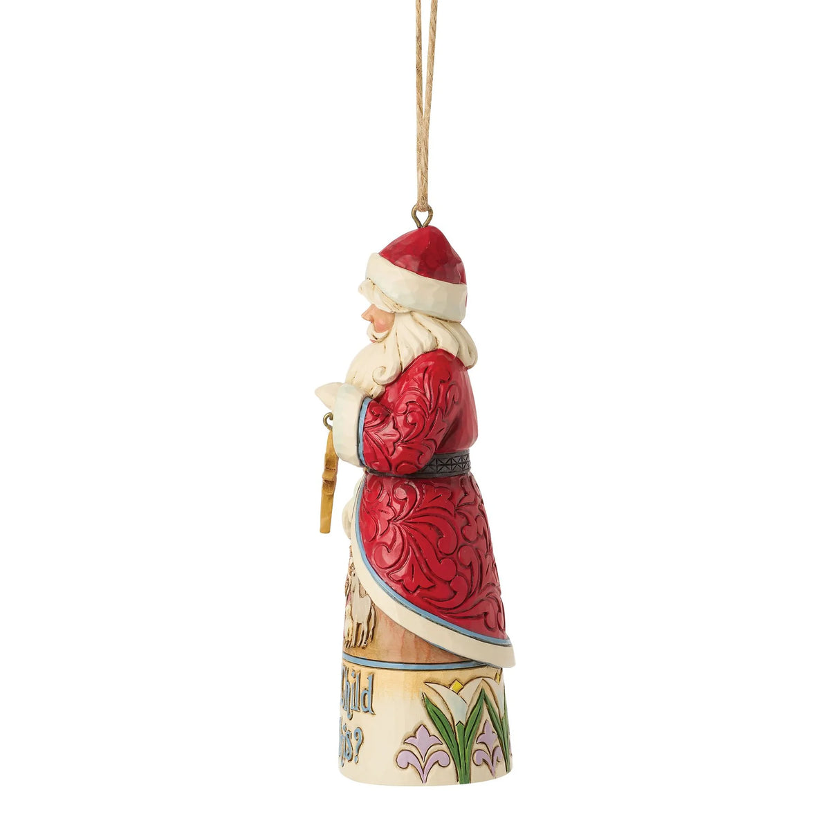 Santa What Child Is This Ornament- Jim Shore