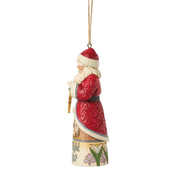 Santa What Child Is This Ornament- Jim Shore