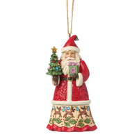 Santa With Gifts Ornament- Jim Shore