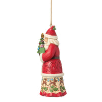 Santa With Gifts Ornament- Jim Shore