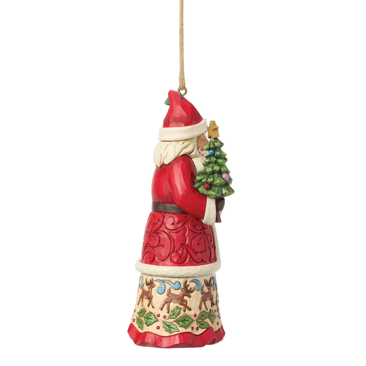 Santa With Gifts Ornament- Jim Shore