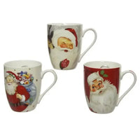 Santa Face Christmas Mug Assorted (CLR)