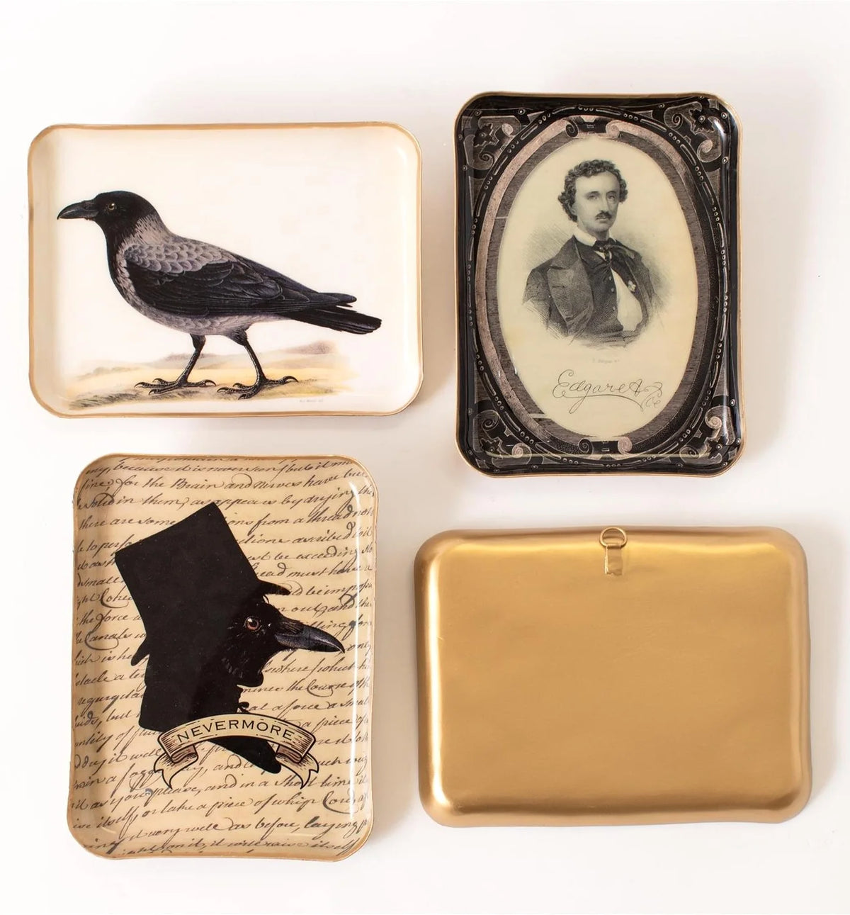 8x6" Nevermore Halloween Tray Assorted