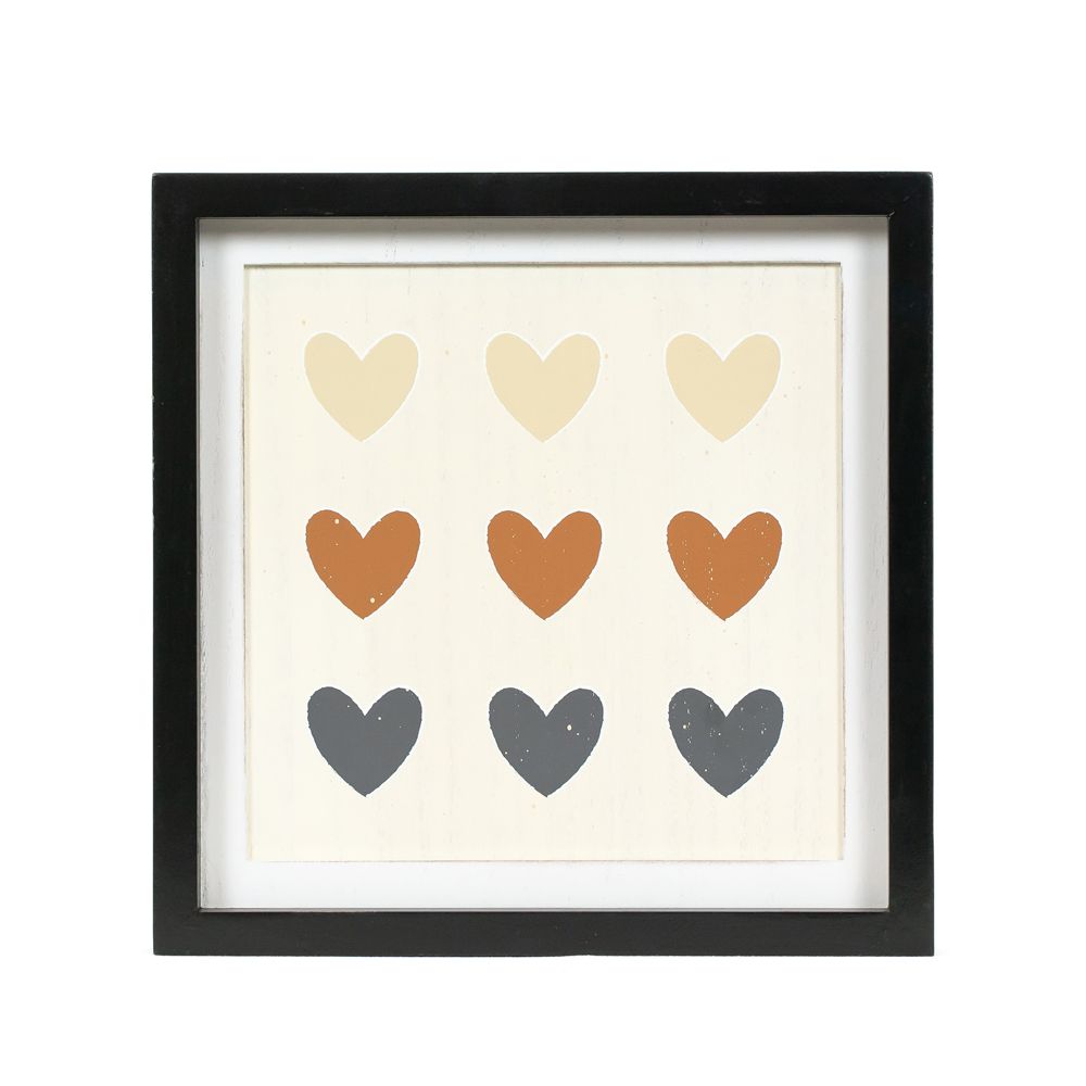 Candy Cane Heart Reversible Wood Frame Sign - Thumbnail 5