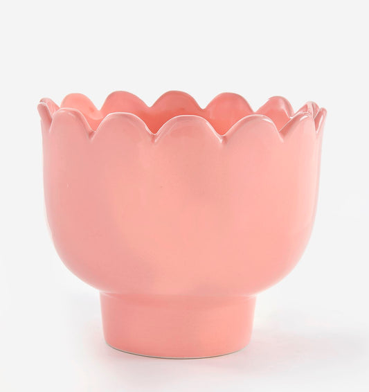 Light Pink Flower Shape Planter
