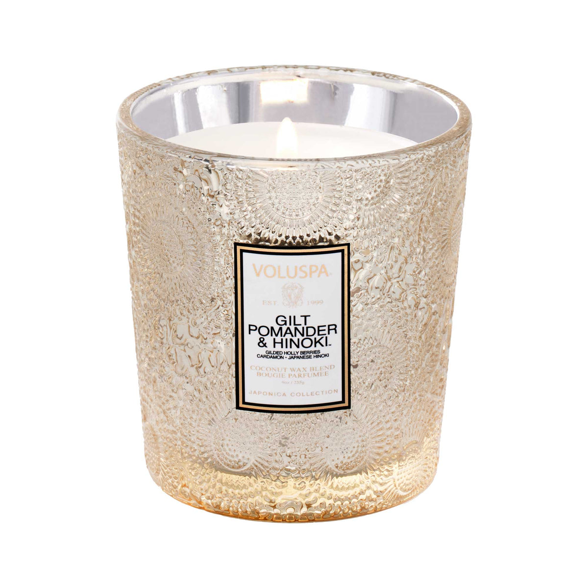 Gilt Pomander & Hinoki Classic Candle