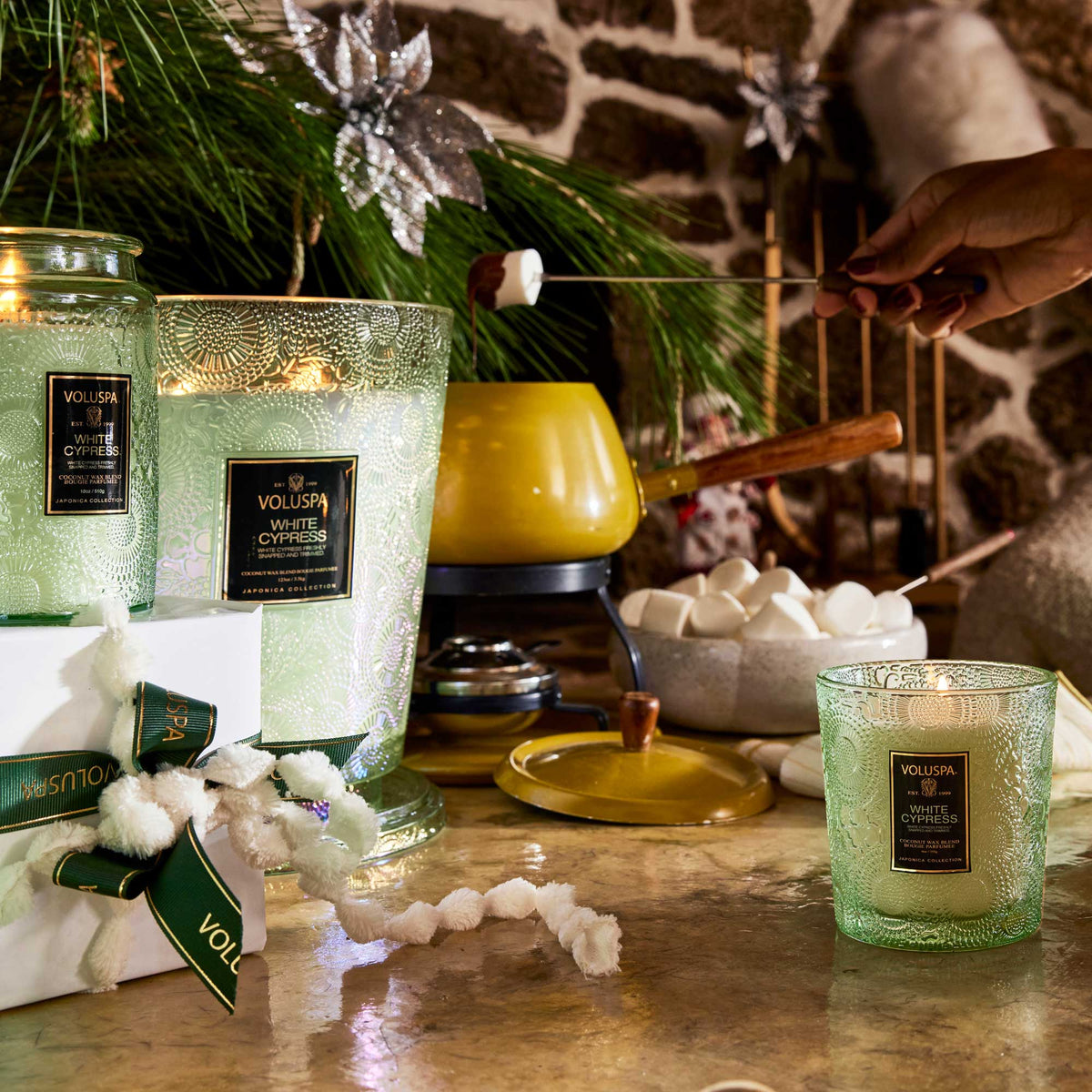 White Cypress Classic Candle