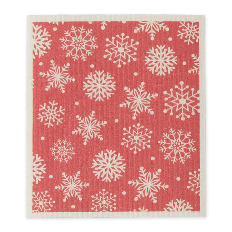 Assorted Merry and Bright Christmas Swedish Dishcloth