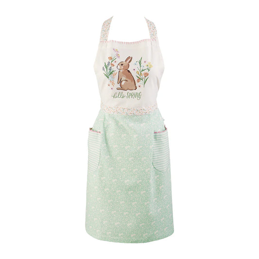Hello Spring Bunny Apron