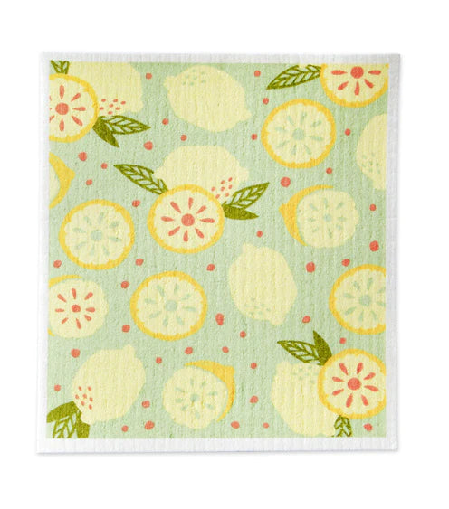 Assorted Fresh Fruit Swedish Dishcloth