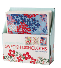 Assorted Bright Blooms Swedish Dishtowel