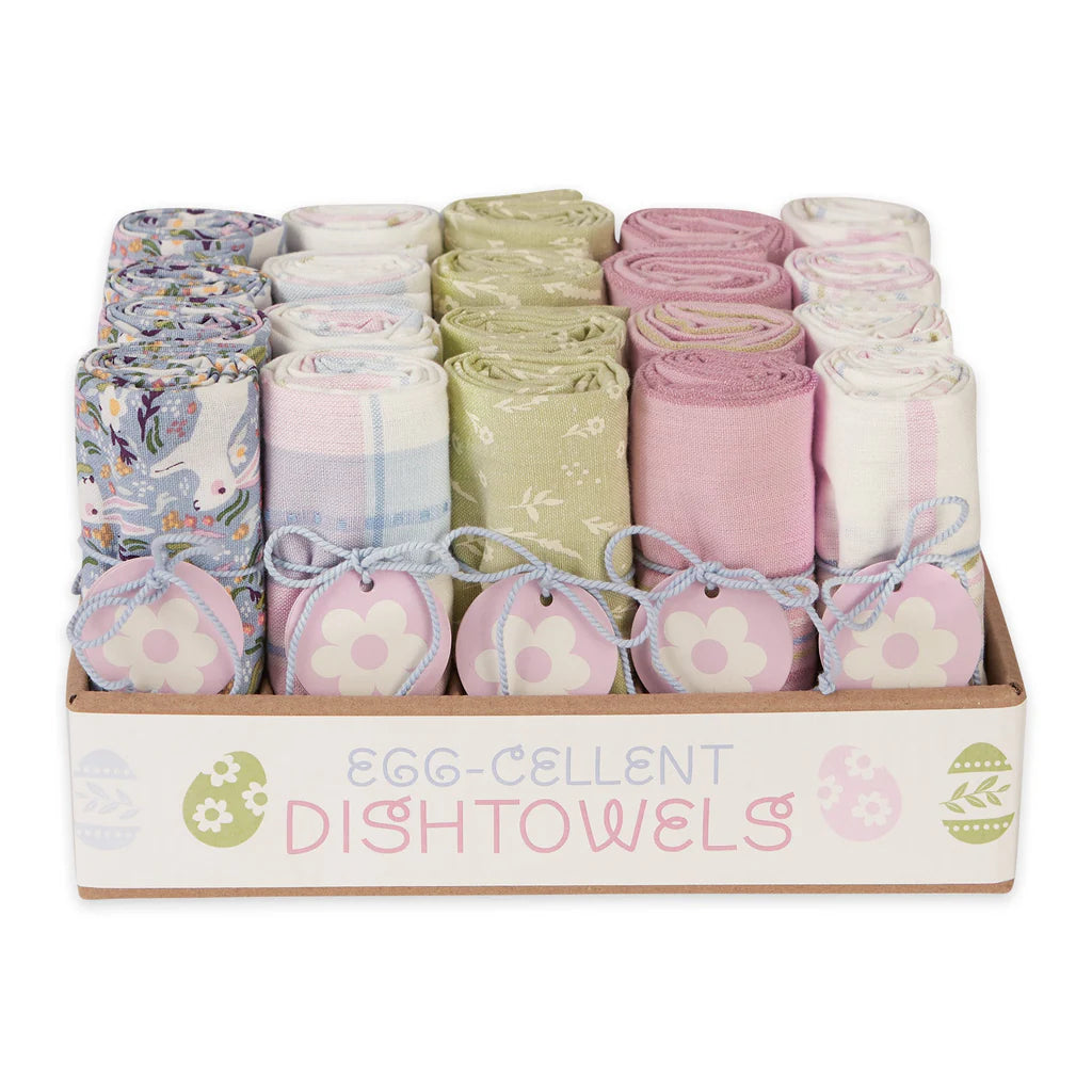 Hoppy Easter Dishtowels Assorted