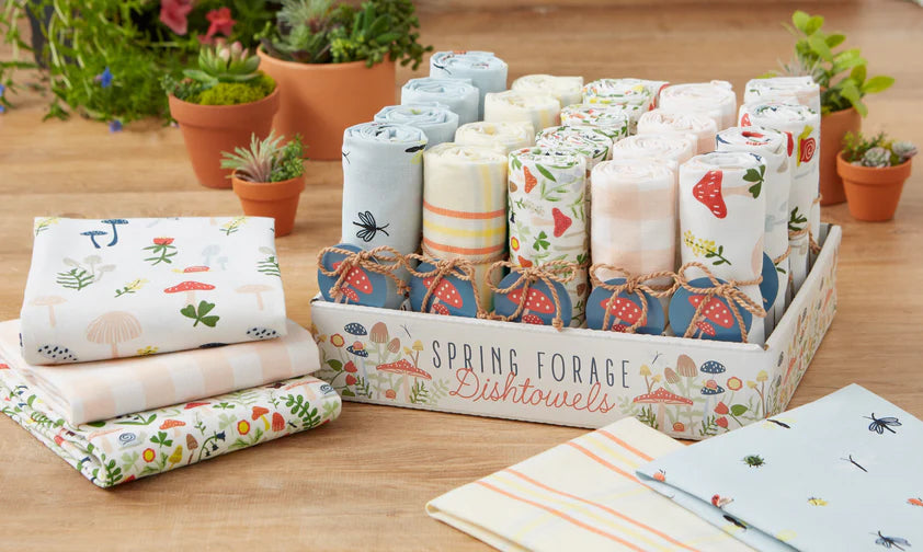 Spring Forage Dishtowels Assorted
