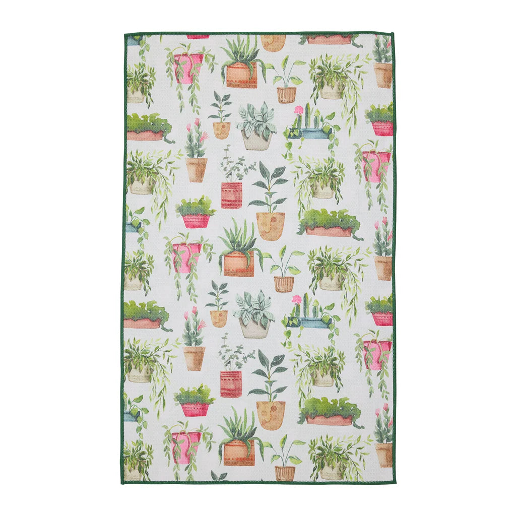 Potted Plants Dishtowel